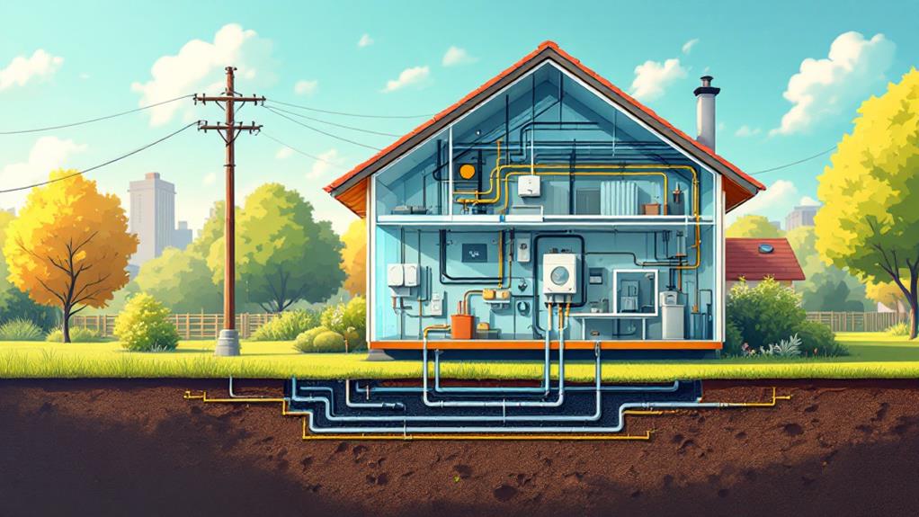 residential power wiring setup