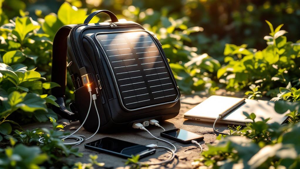 solar powered backpack applications