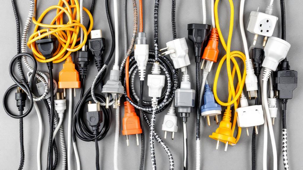 different types of extension cords