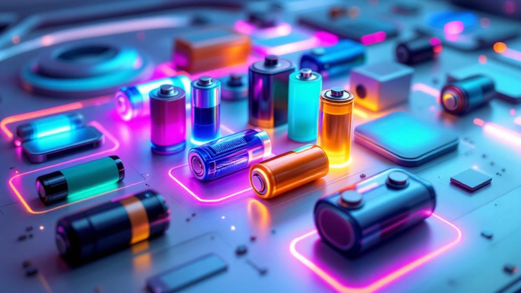 varieties of contemporary batteries