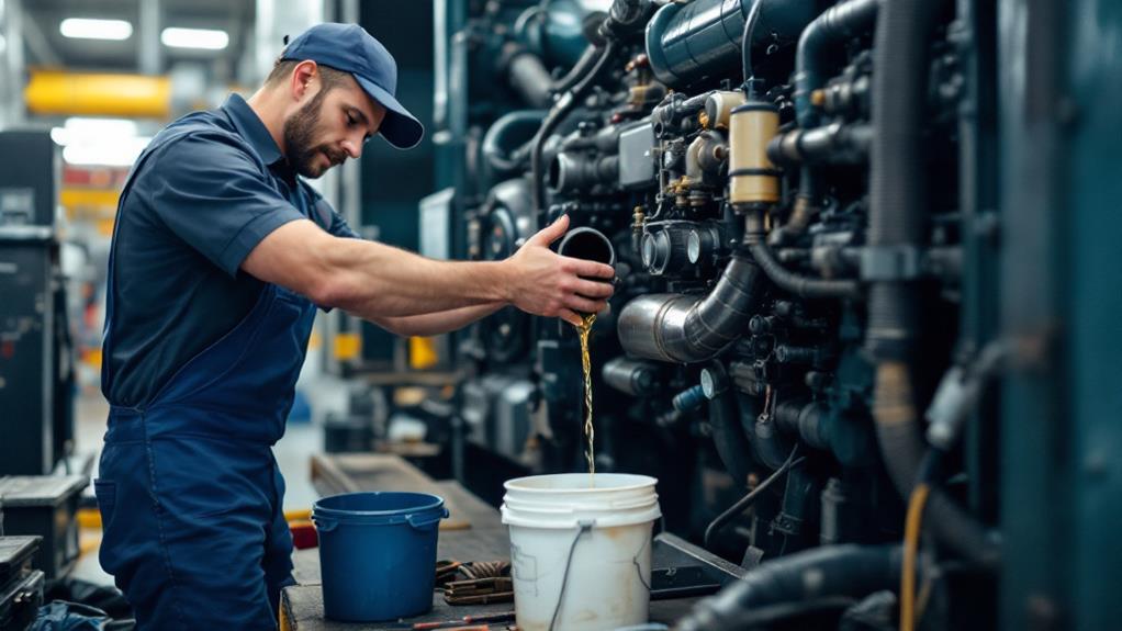 change oil properly