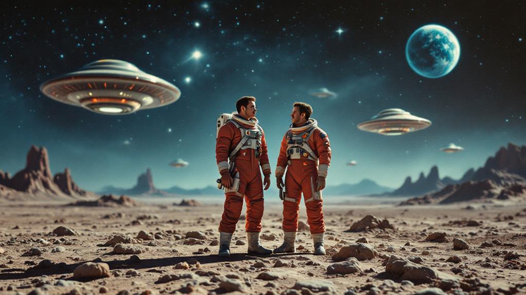 suspenseful futuristic geopolitical confrontations