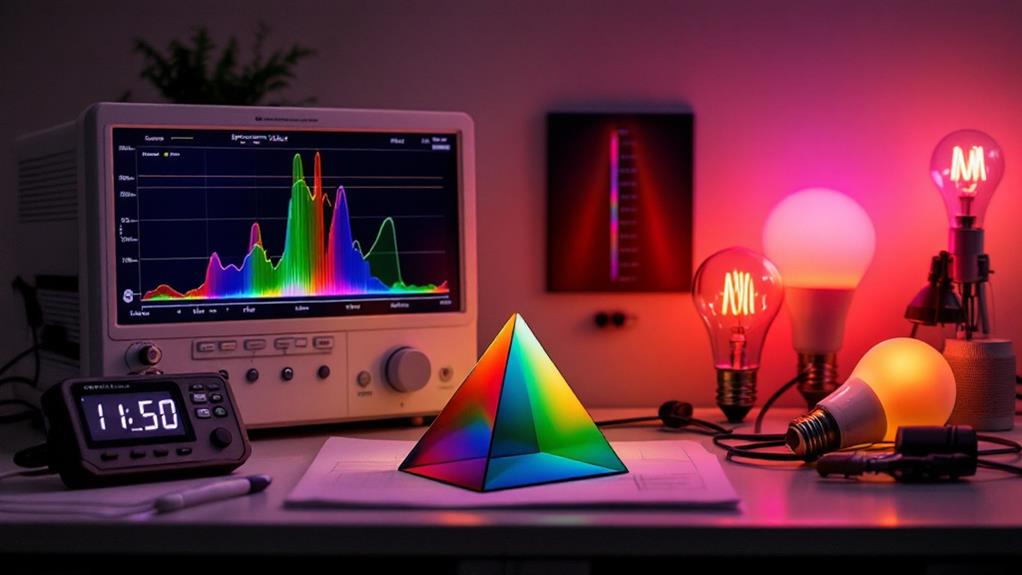 light spectrum characteristics summarized