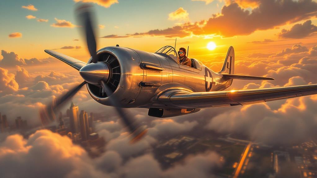 pioneering era of flight advancements