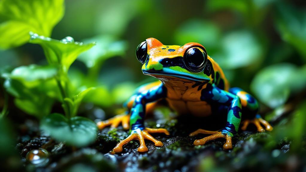toxic amphibian vibrant colors