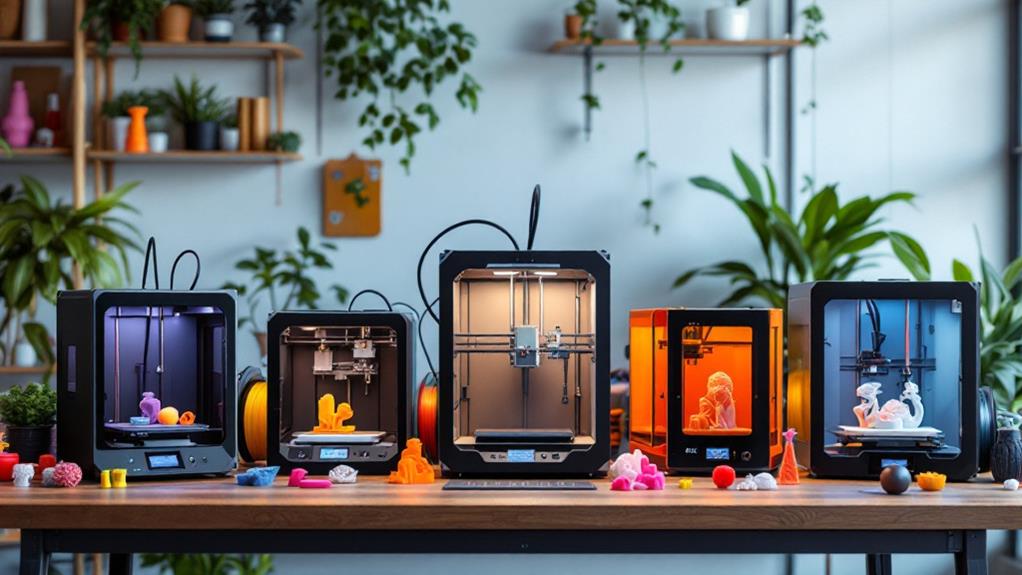 various 3d printer types