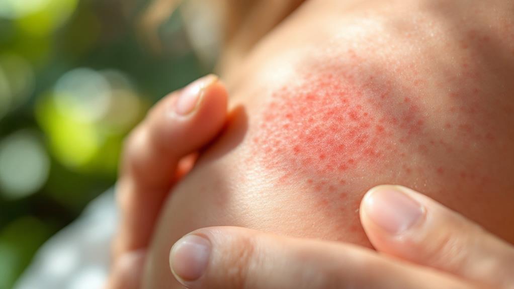 pressure related skin irritations