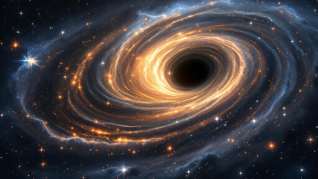 supermassive black hole at galactic center