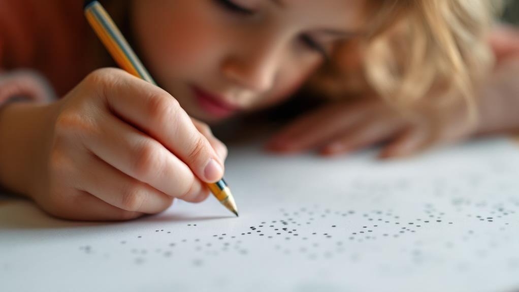 raised dots convey language tactically