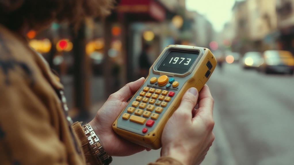 vintage smartphone concept development beginnings