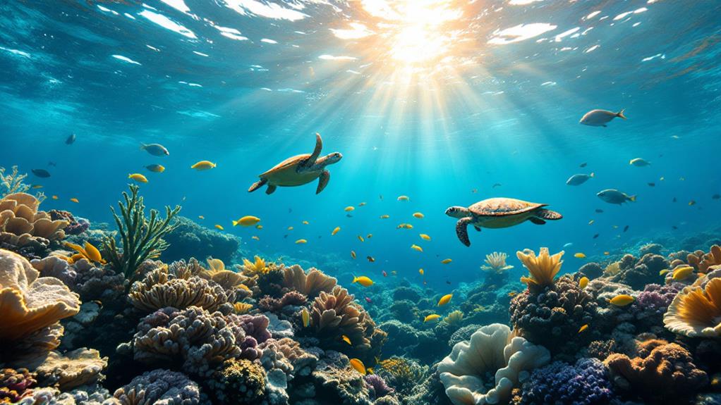 diverse marine ecosystem under threat