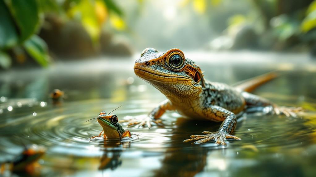 adaptation to water surface locomotion