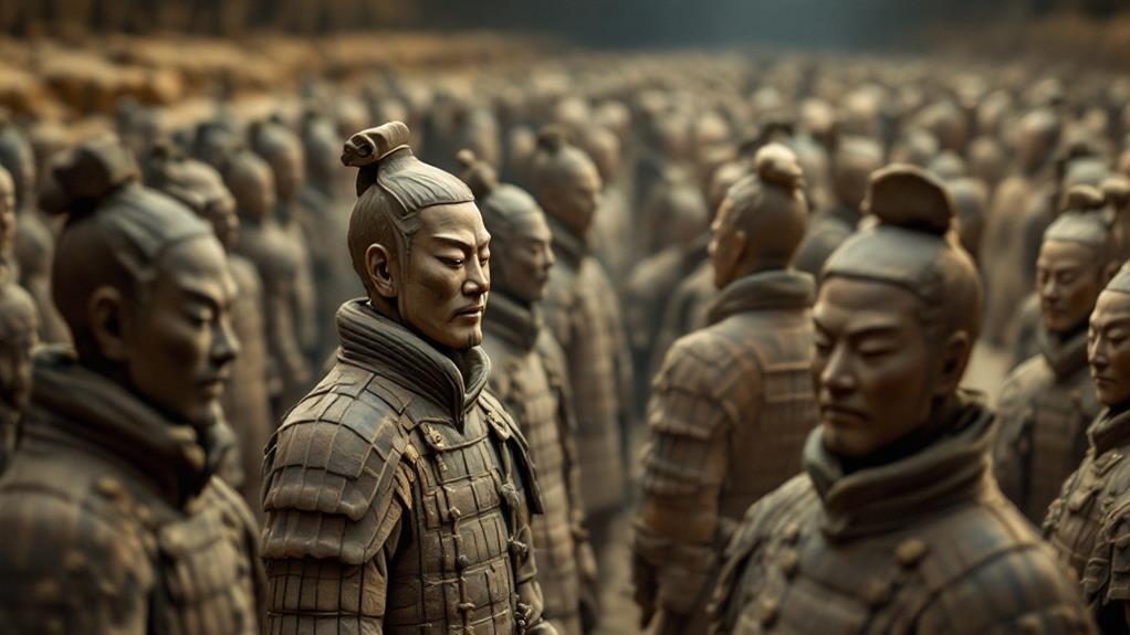 ancient chinese warrior sculptures