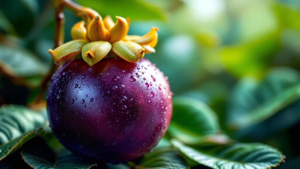 tropical fruit s regal purple hue