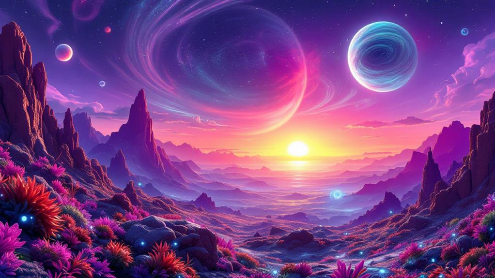 distant celestial exoplanetary alien worlds