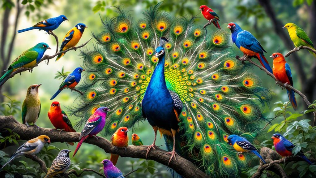 vibrant bird feather enigmas