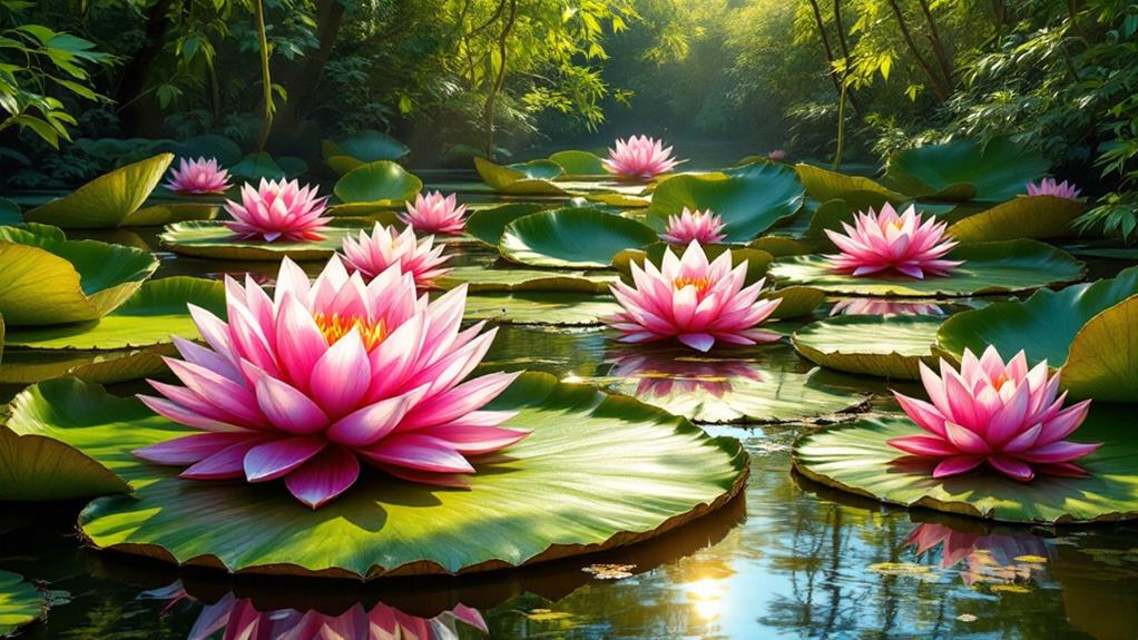 massive aquatic flower species