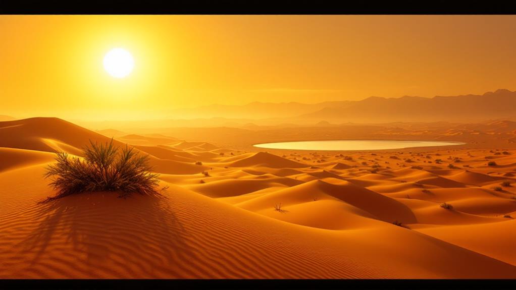 expansive african desert landscape