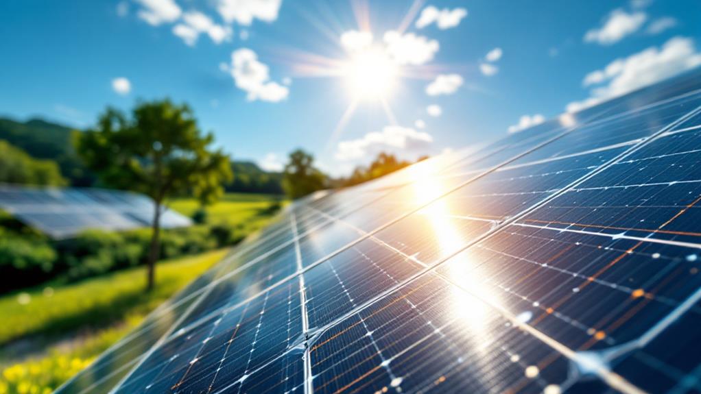 solar panels convert sunlight energy