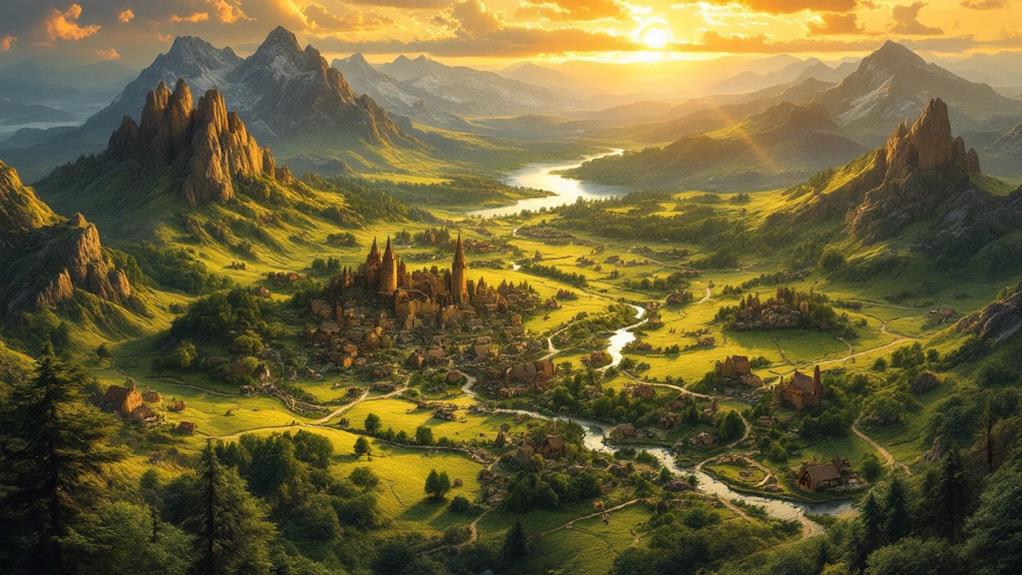 creating tolkien s fantasy world
