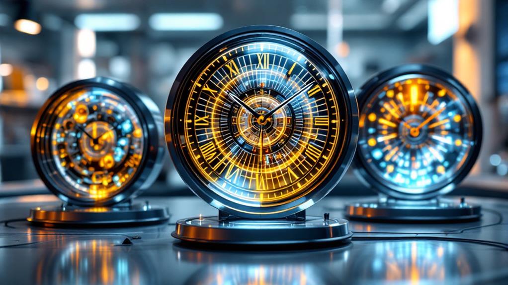 various atomic clock types