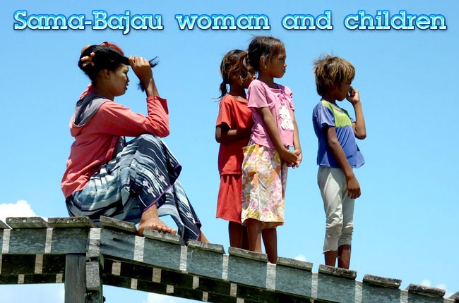 Sama-Bajau-woman-and-children
