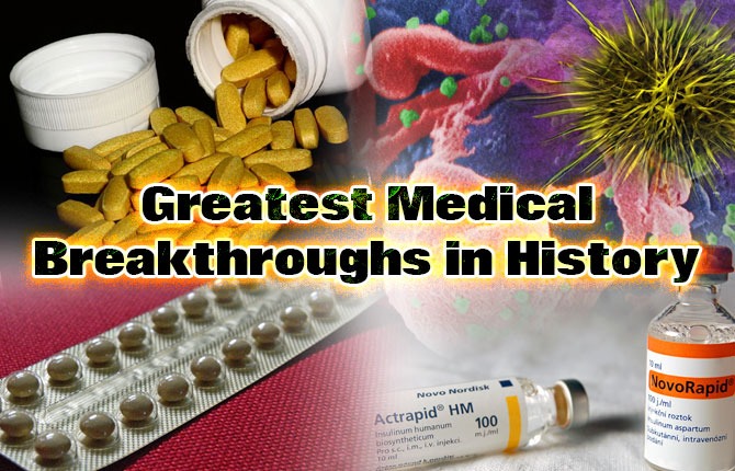 greatest medical breakthroughs in history