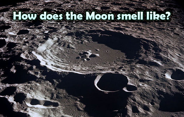 How does the Moon smell like?