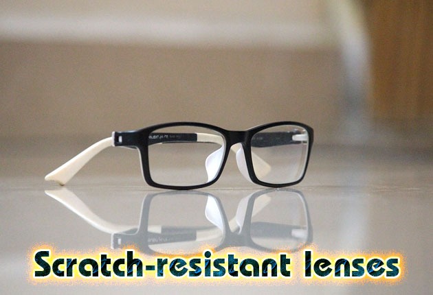 Scratch-resistant lenses