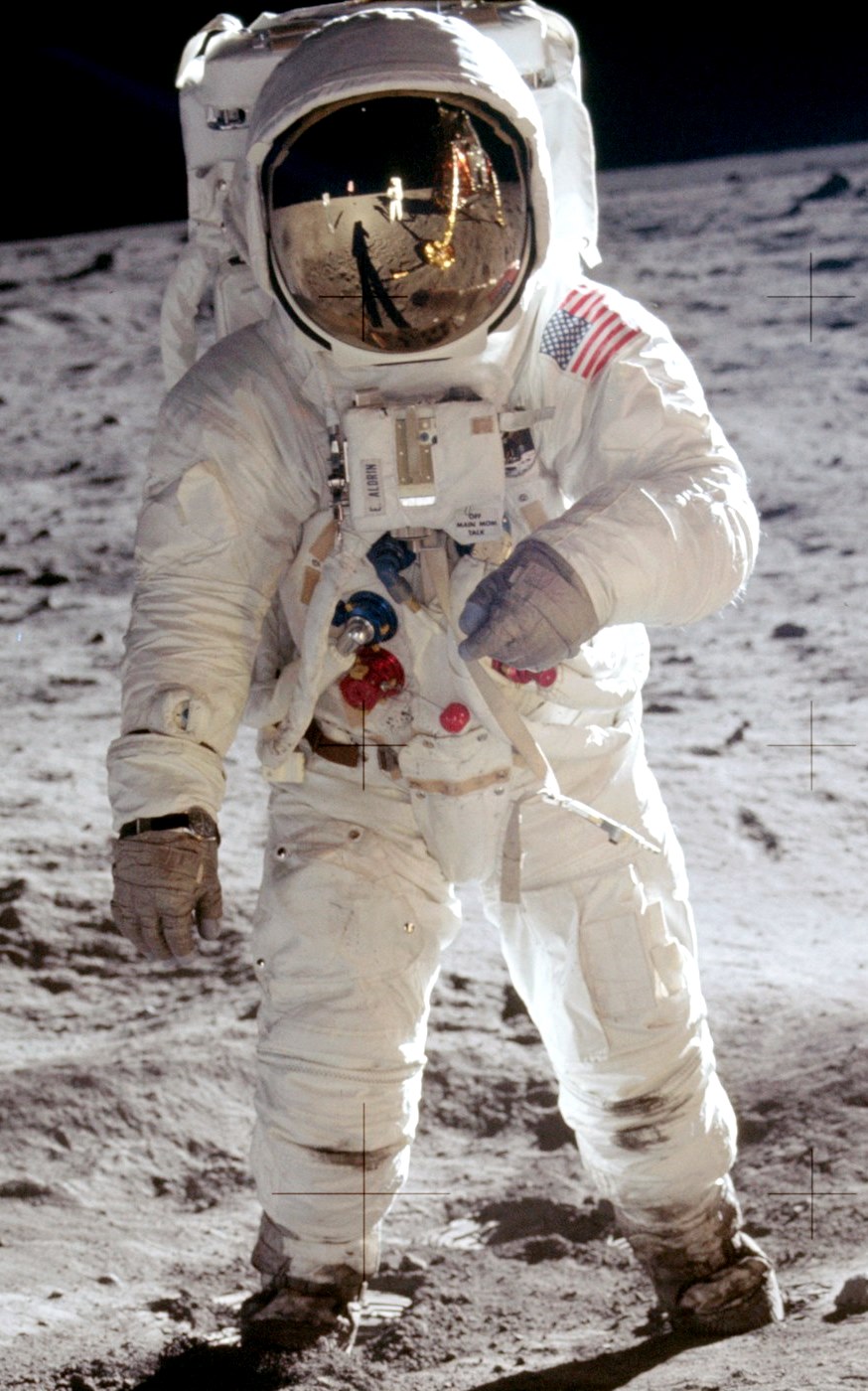 Astronaut Buzz Aldrin of the Apollo space program