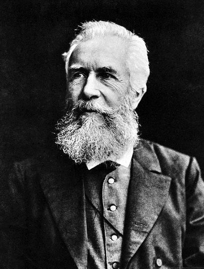 A photo of the German scientist Ernst Haeckel