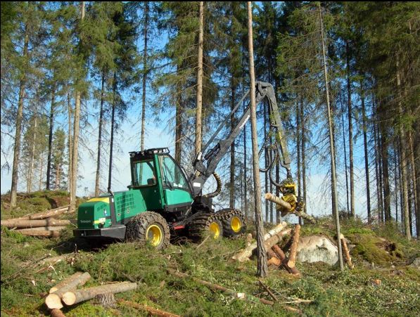 Timber harvesting in Finland