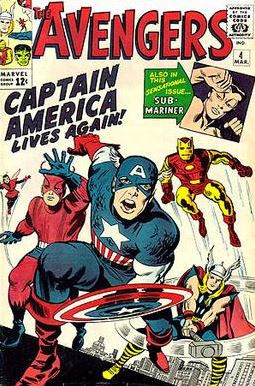 Cover art of The Avengers comics