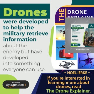 Drones were developed to help the military retrieve information about the enemy but have developed into something everyone can use.