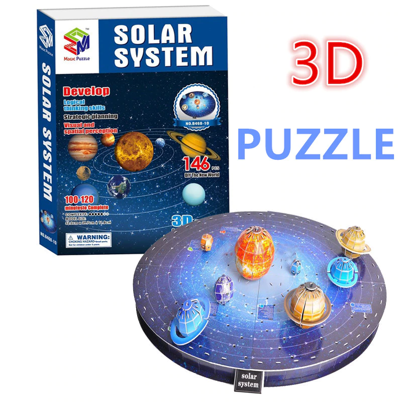 3D Planets or Galaxy Puzzles