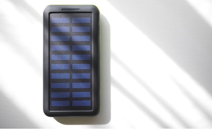 solar-charger-attached-on-the-wall