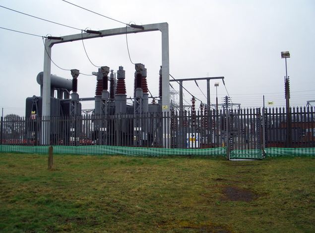 electric grid station
